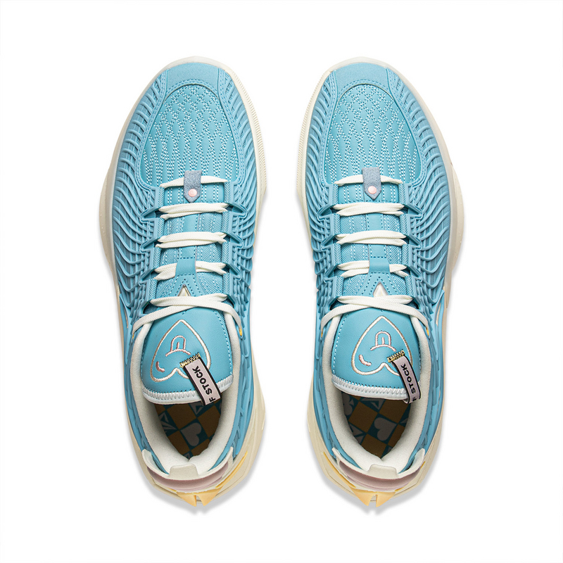 Li Ning JB3 Low top Basketball Shoes Men’s Wave Blue Ivory