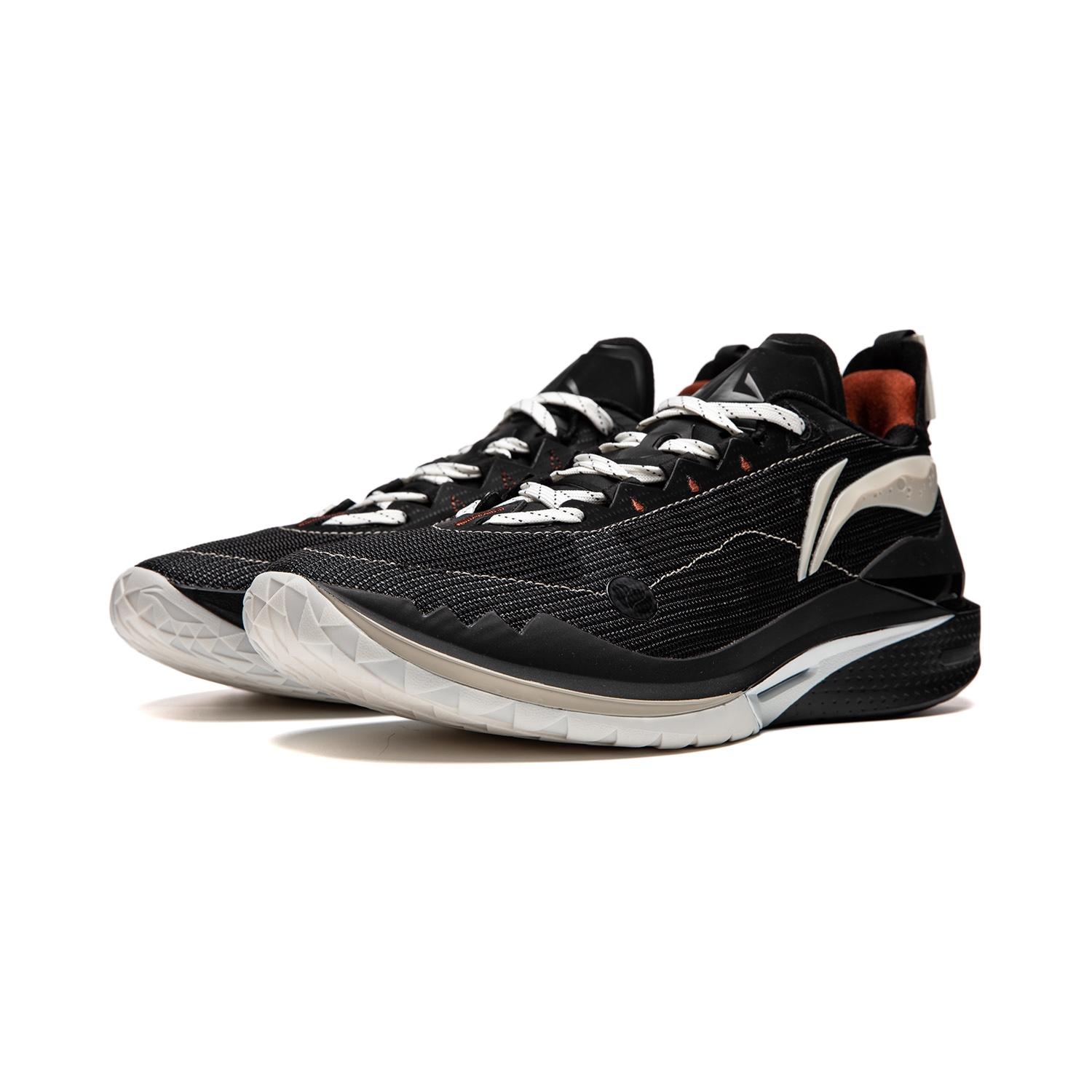 Li Ning JB2 American, Jimmy Butler JIMMY BUTLER 2 Cushioning, Wear Resistant Low top Basketball Shoes Men’s Black Khaki