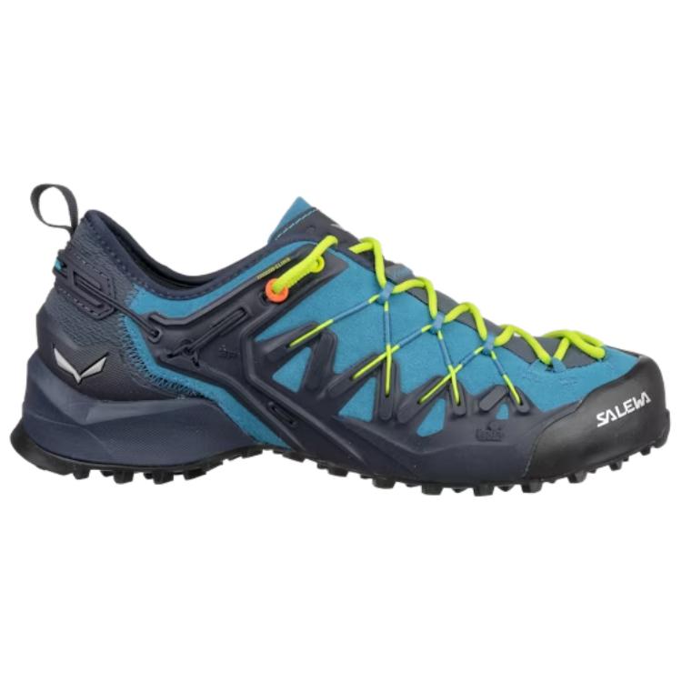 SALEWA WILDFIRE EDGE Abrasion Resistant Rebound Low top Hiking Shoes Men’s Blue Yellow