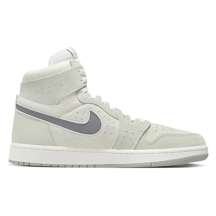 Jordan Air Jordan 1 Abrasion Resistant Slip Resistant High top Vintage Basketball Shoes Men’s White Gray
