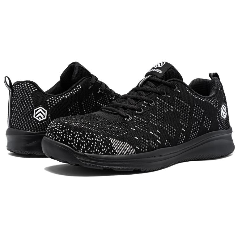 LARNMERN Men’s Safety Shoes Slip Resistant, Abrasion Resistant, Breathable Low top Outdoor Shoes Unisex