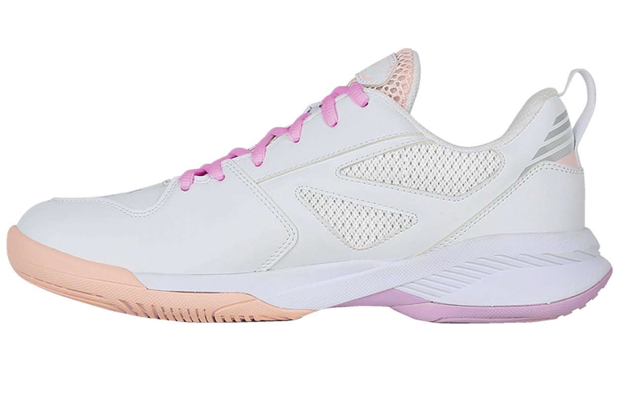 VICTOR Cushioning Slip Resistant Breathable Low top Badminton Shoes Women’s Pearl White