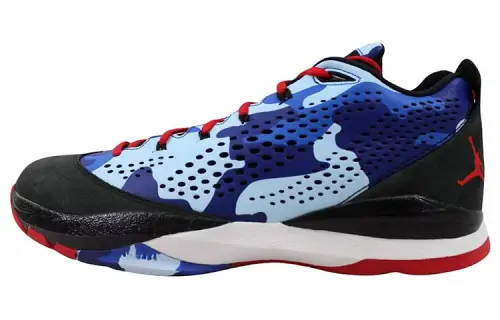 Jordan CP3.VII Black Sport Red Chambray Blue Game Royal