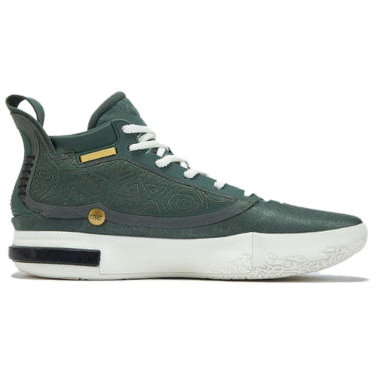 361° Joker Yokei Generation One Cushioning, Abrasion Resistant, Height Increasing High Top Basketball Shoes Men’s Green