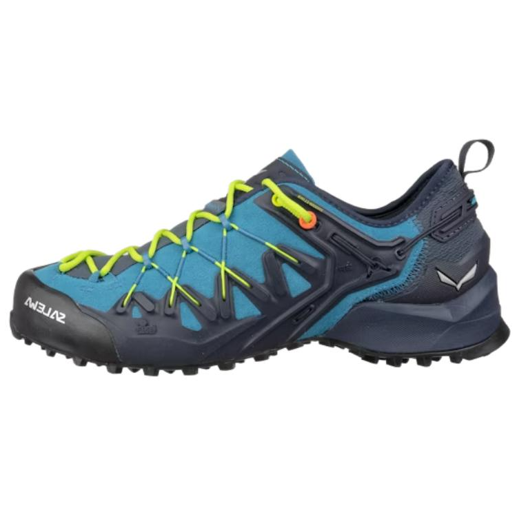 SALEWA WILDFIRE EDGE Abrasion Resistant Rebound Low top Hiking Shoes Men’s Blue Yellow