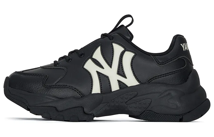 MLB Big Ball Chunky Height Increasing Low top Chunky Sneakers Unisex Black