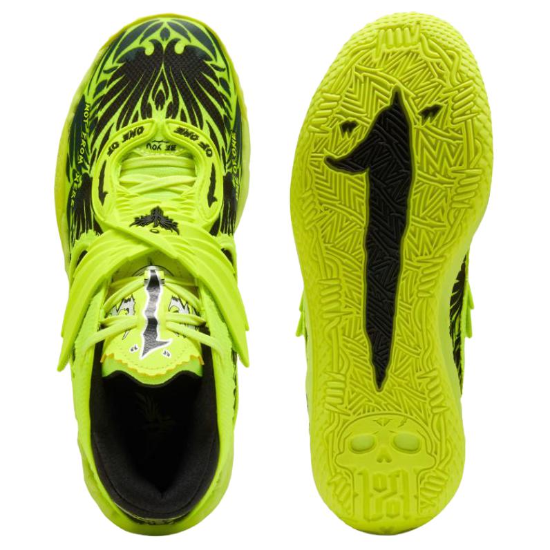 Lamelo Ball x PUMA MB.05 Coverage Rebound Support Mid top Basketball Shoes Unisex Yellow