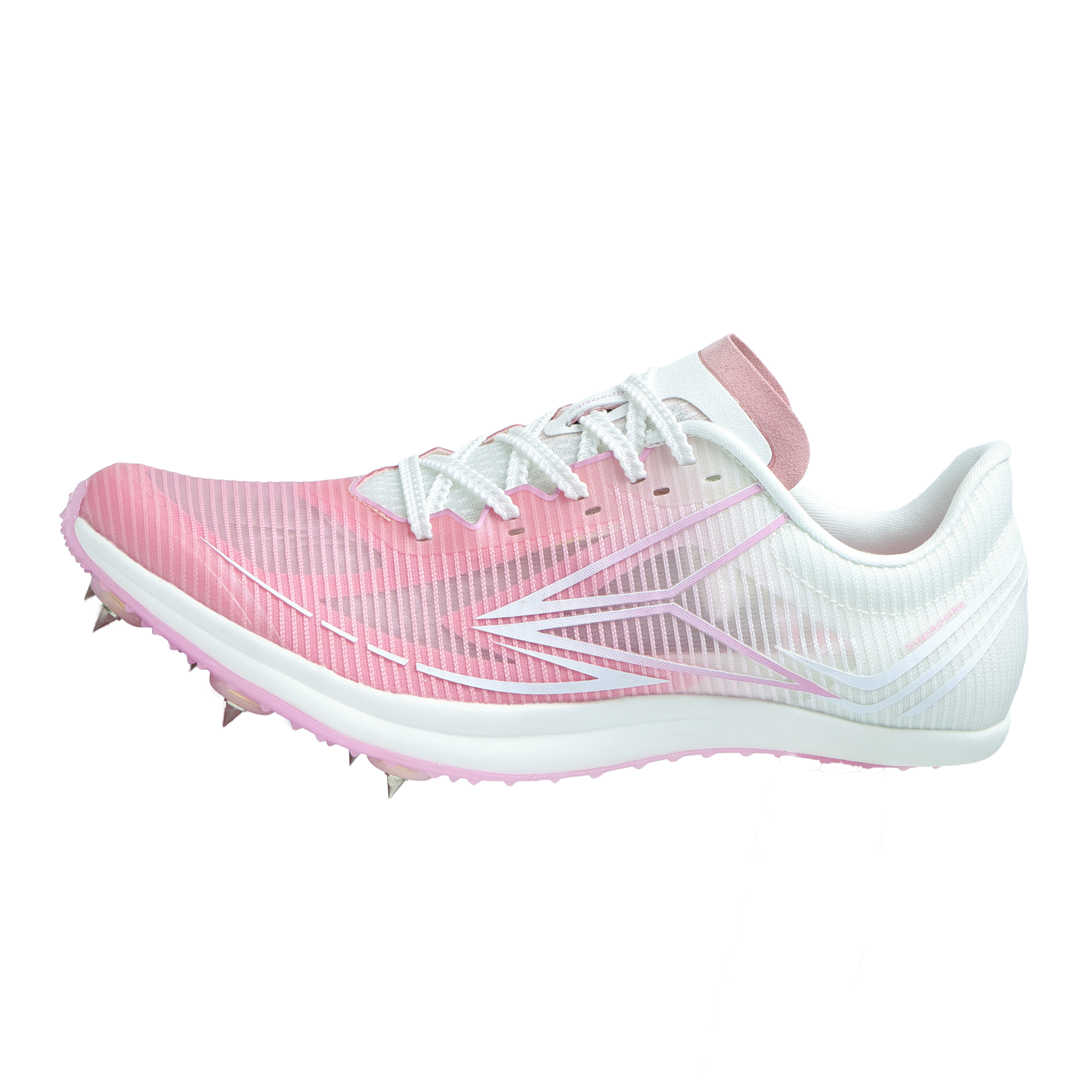 SUPAOSIKE Cushioning Support Wear-Resistant Low-Top Body Test Stud Shoes Unisex Pink White