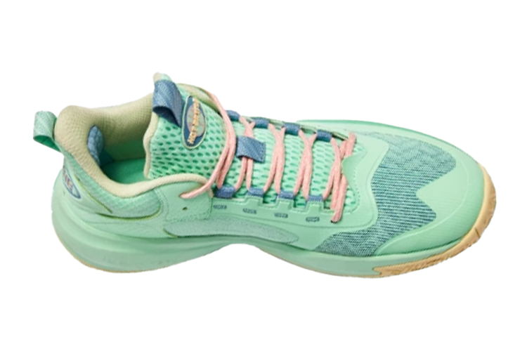 QIAODAN Sharp 6.0 Cushioning Slip Resistant Abrasion Resistant Rebound Low top Basketball Shoes Men’s Green