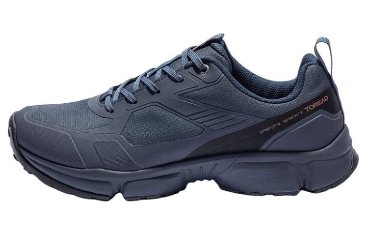 TOREAD Slip Resistant, Abrasion Resistant, Cushioning, Coverage Low top Hiking Shoes Men’s Blue Black