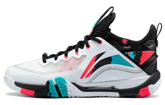 Li Ning Saga ⅡPro 2 Pro Slip Resistant, Abrasion Resistant, Breathable Mid top Badminton Shoes Unisex