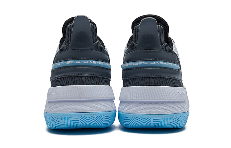 361° Burning War Abrasion Resistant Slip Resistant Low top Basketball Shoes Men’s White Gray