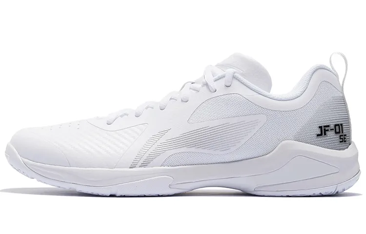 Li Ning Sprint SE Fabric Sports Cushioning Slip Resistant Abrasion Resistant Breathable Low top Badminton Shoes Unisex