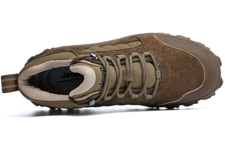 Jeep Mountaineering & Hiking Shoes Men’s High Top Khaki