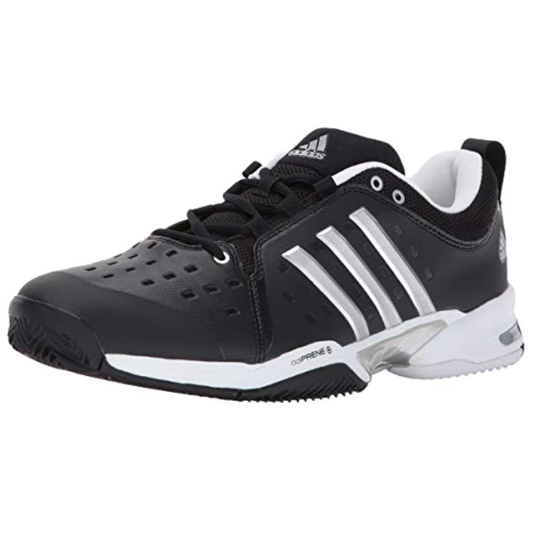 Adidas Barricade Classic Wide 4E Fashion Low top Tennis Shoes Men's Black White