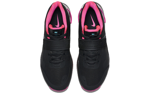 Мужские кроссовки Nike Air Force Max EP 'Black Pink Blast' (черно-розовые) — Чёрный / розовый — фото 4