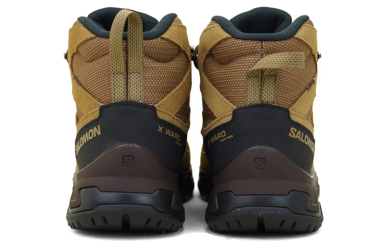 SALOMON X Ward Cushioning Mid top Outdoor Shoes Men’s Burnt Earth