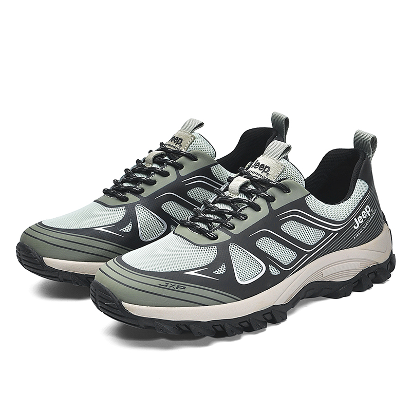 Jeep Comfortable Low top Hiking Shoes Men’s Avocado Green