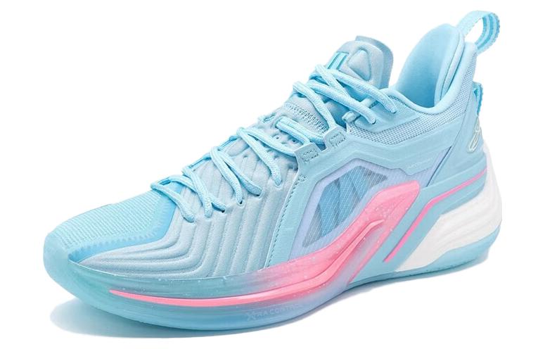 XTEP Jlin 3 JLIN3 Cushioning Slip Resistant Low top Performance Basketball Shoes Men’s Cirrus Blue