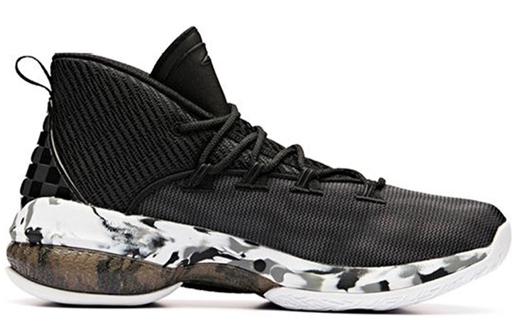 Anta UFO2.0 Mid top Basketball Shoes Men’s Black White