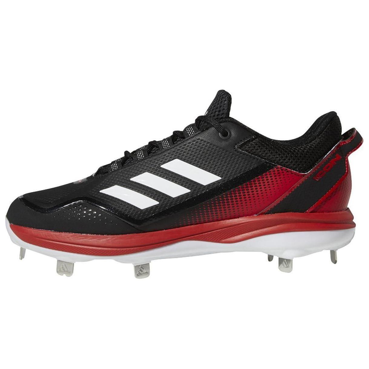 Adidas Icon 7 comfortable non-slip low-top training shoes men's black and red