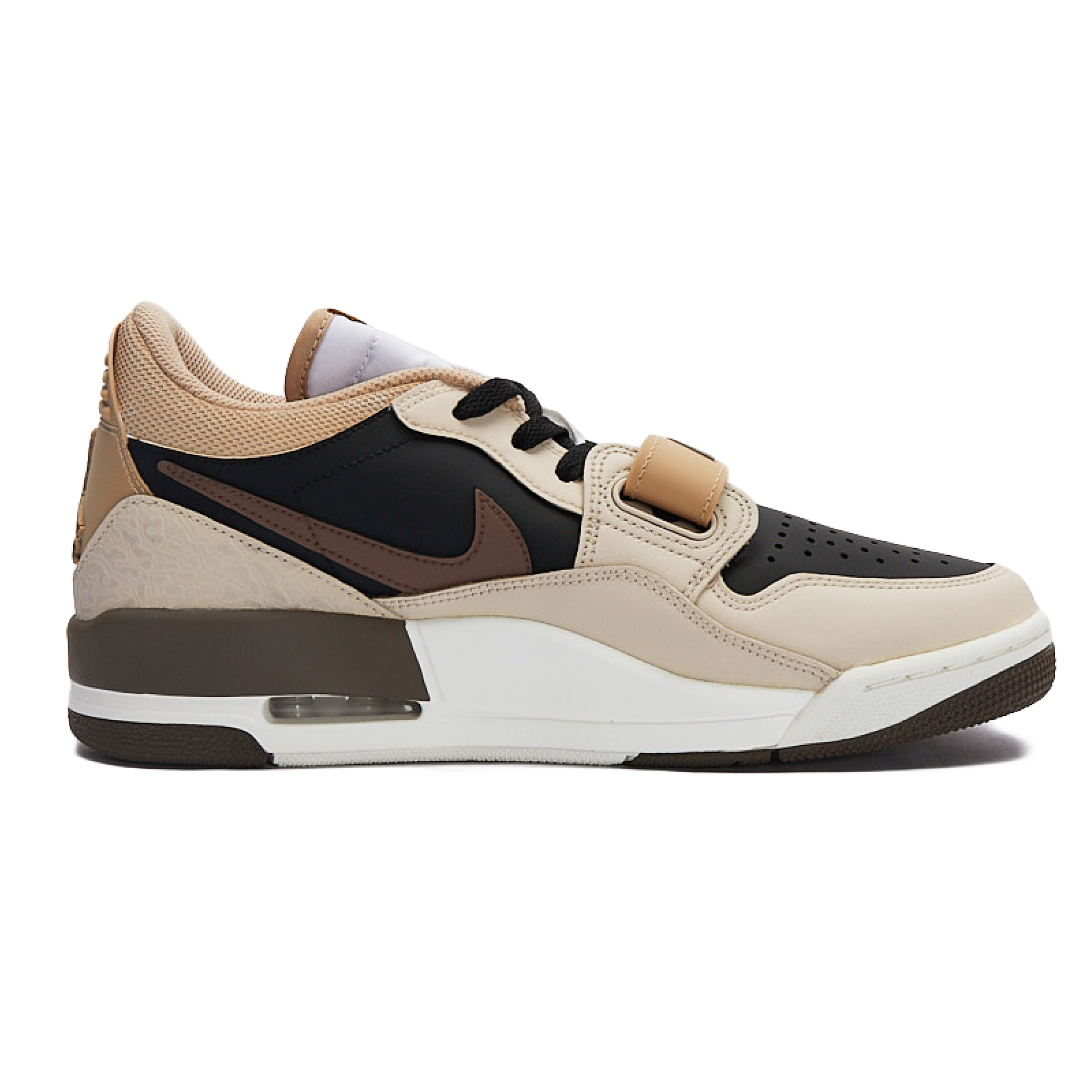 Jordan Legacy 312 Cushioning Slip Resistant Cushioning Slip Resistant Low top Vintage Basketball Shoes Unisex Coffee
