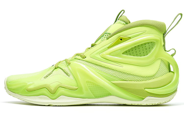 XTEP Textile, Synthetic Leather Cushioning Slip Resistant Abrasion Resistant Breathable High top Basketball Shoes Men’s