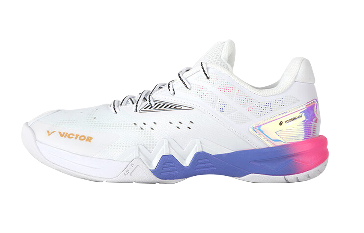 VICTOR 8500Ⅱ Cushioning Slip Resistant Moisture Wicking Mid top Badminton Shoes Unisex