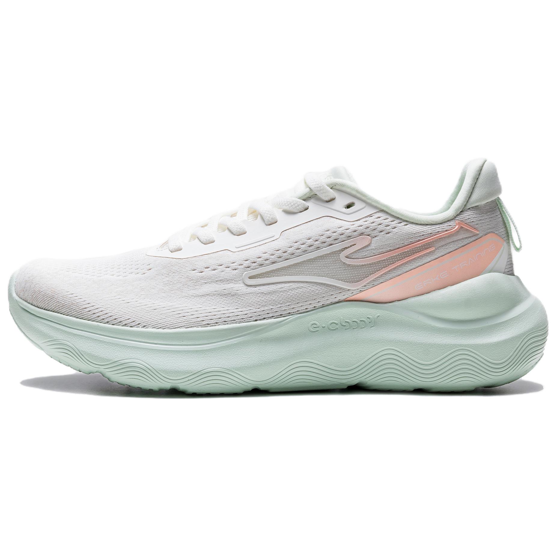 Erke Breathable Lightweight Breathable And Lightweight Low top Training Shoes Women’s White Green