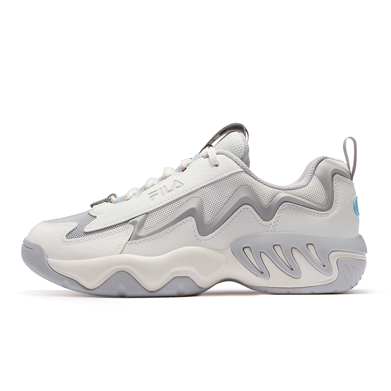 FILA FUSION SHOCK Electric Glow Shoes Basketball Shoes Women’s Snow Lotus Gray