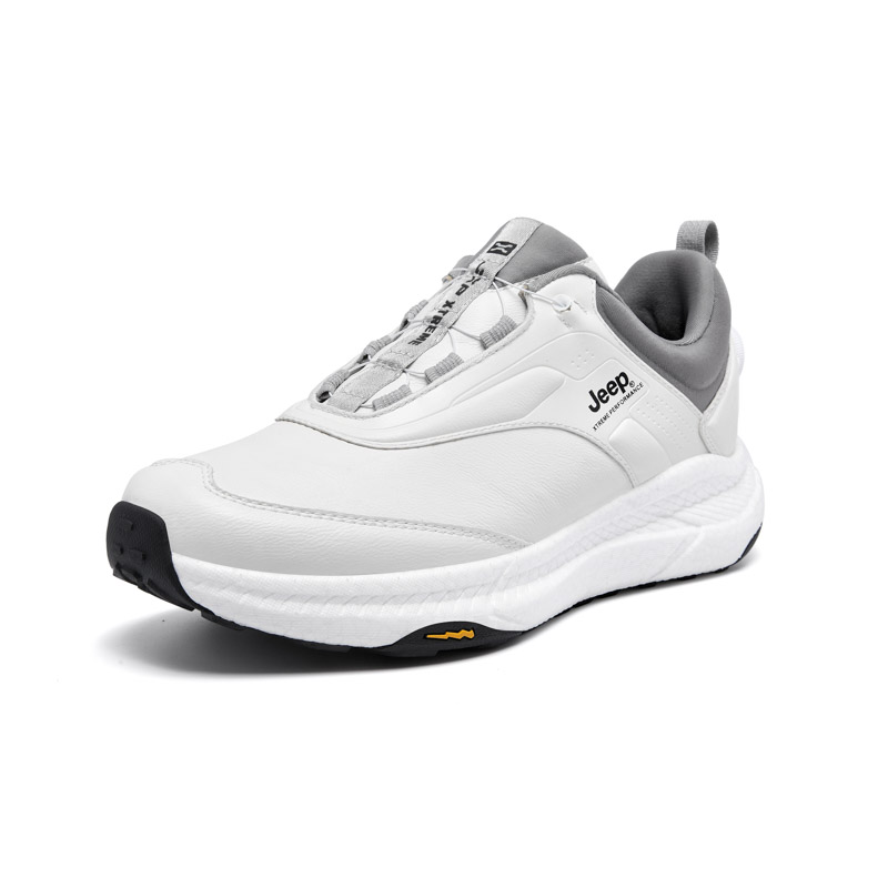 Jeep Athletic Shoes Low top Mountaineering Hiking Shoes Men’s Ivory White