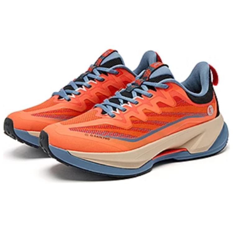 QIAODAN Mountaintop Fabric Slip Resistant Abrasion Resistant Slip Resistant Abrasion Resistant Low top Hiking Shoes