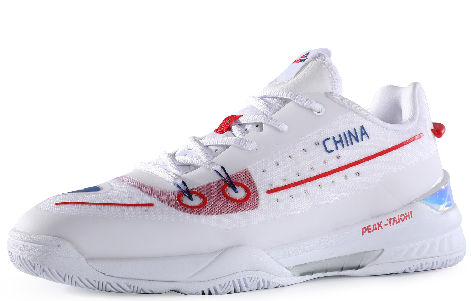 PEAK Taichi 4.0 Pro Cushioning Slip Resistant Abrasion Resistant Low top Training Shoes Men’s White Red