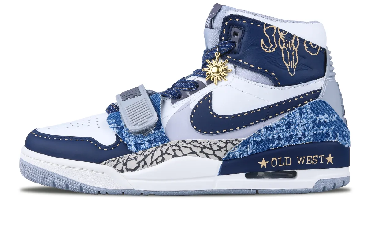 Jordan Legacy 312 Denim Tribe Slip Resistant, Abrasion Resistant, Lightweight