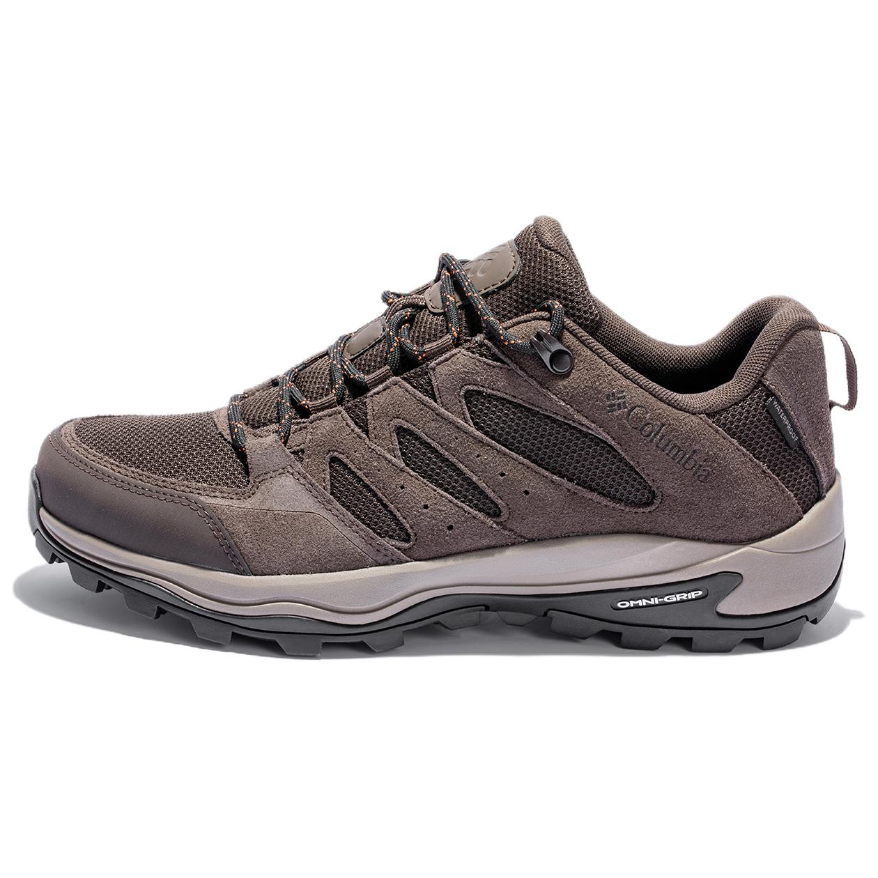 Columbia Hiking Slip Resistant, Abrasion Resistant, Breathable Grip Low top Hiking Shoes Men’s Brown