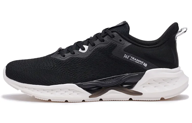 361° Training Shoes Men's Low Top Obsidian Black/Silver White