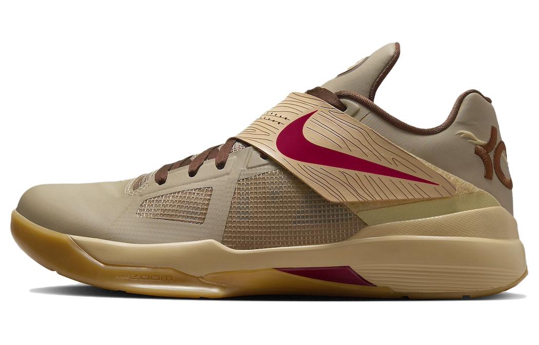 Nike KD 4 \"Year of the Dragon 2.0\" Durant Year of the Dragon Fashionable and Versatile Low-top Basketball Shoes Men's Olive Green