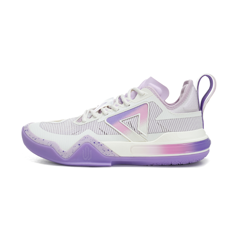 PEAK Andrew Wiggins AW1 Basketball Shoes Men’s Low Top Rainbow Rhythm Purple
