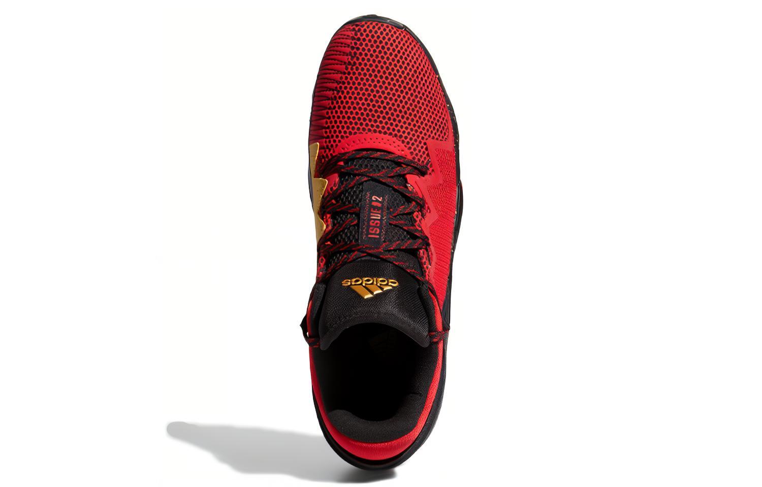 Мужские кроссовки adidas D.O.N. Issue #2 (красные) — фото 5