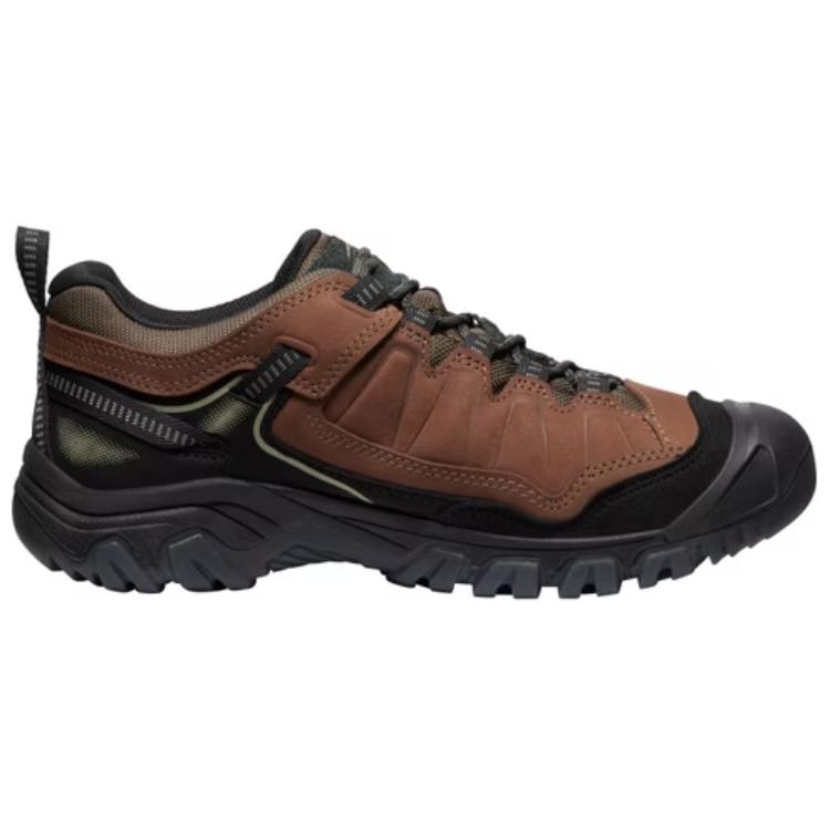 Keen Targhee 4 Cushioning Slip Resistant Abrasion Resistant Coverage Low top Hiking Shoes Men’s Brown Black