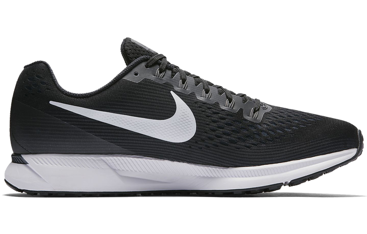 Мужские кроссовки Nike Air Zoom Pegasus 34 (черно-белые) — фото 2