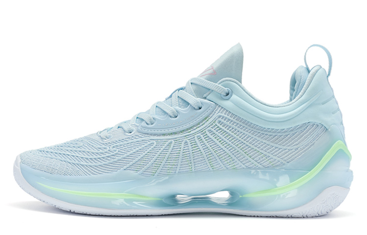 XTEP YUNYUN 8Pro Slip Resistant Low top Basketball Shoes Men’s Misty Blue