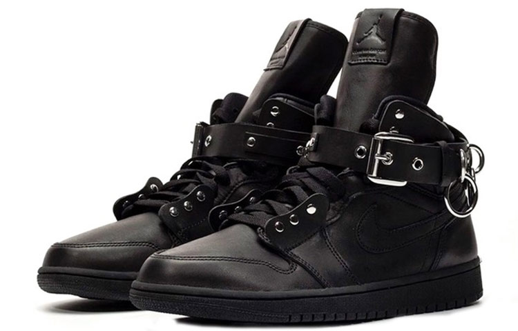 Air Jordan 1 Retro Strap High X Comme Des Garcons ‘Black’