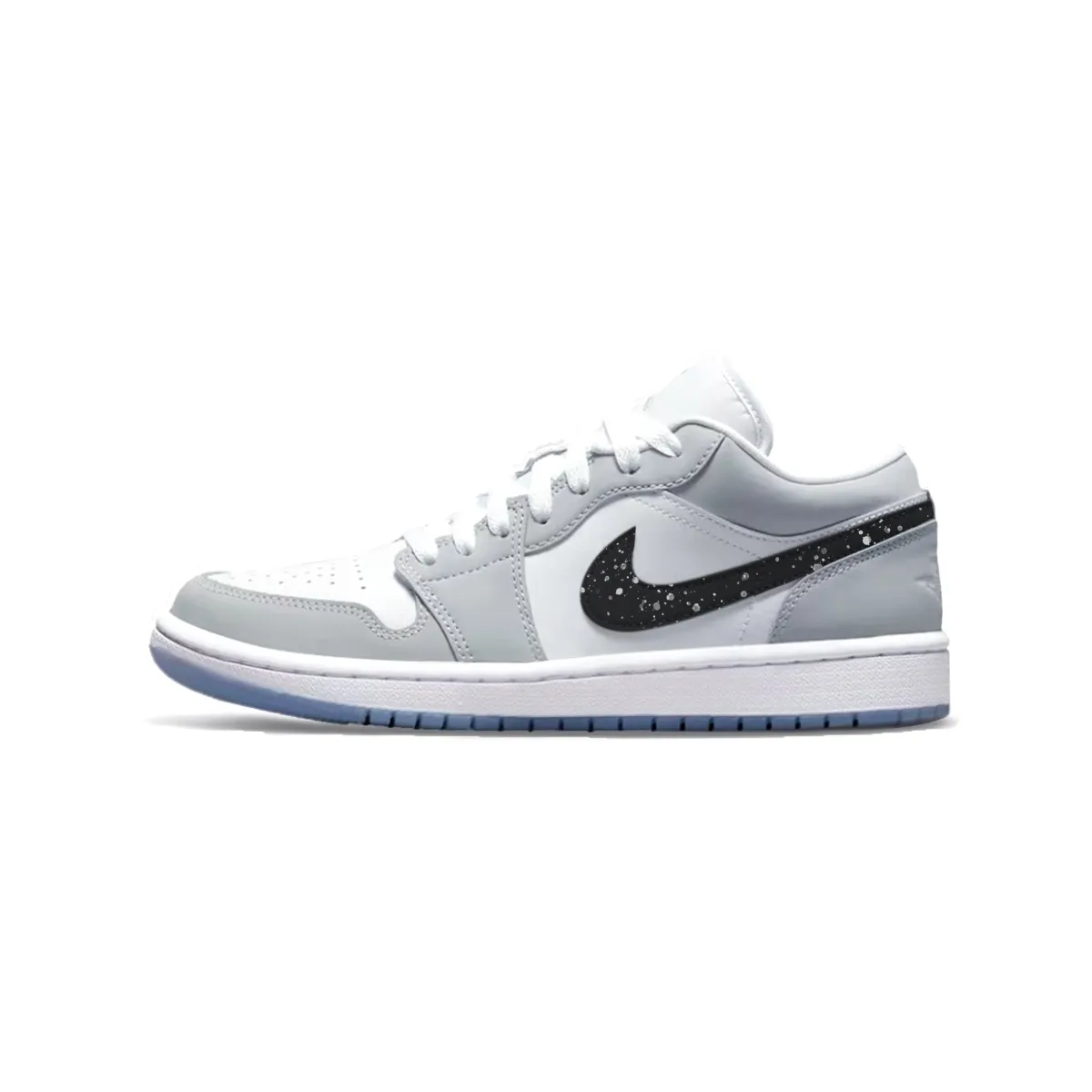 Jordan Air Jordan 1 Low top Vintage Basketball Shoes Unisex Gray