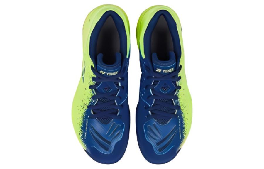 YONEX Abrasion Resistant Breathable Low top Badminton Shoes Unisex Green Blue