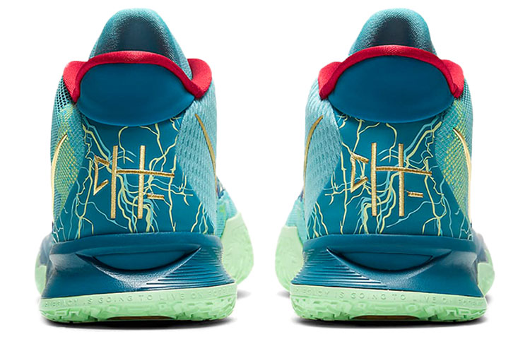 Кроссовки Nike Kyrie 7 "Special FX" (сине-зеленые) — фото 5