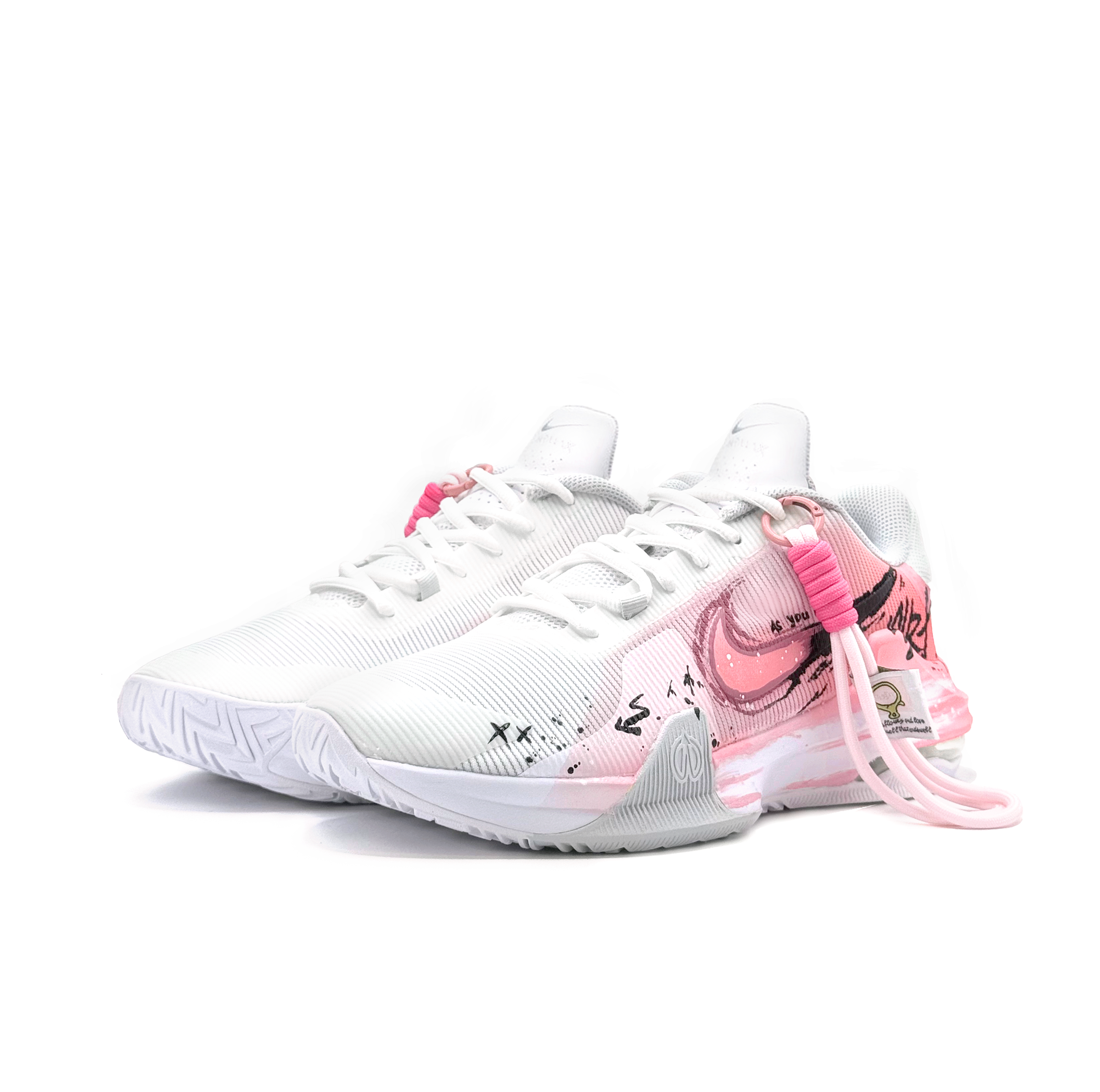 Nike Air Max Impact 4 Pink Cherry Blossom Swift Fashion Trend Mesh Mid top Basketball Shoes Unisex