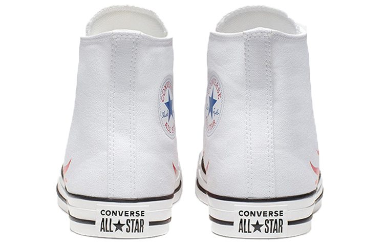 Кеды Converse Chuck Taylor All Star Archive Print (бело-красный) — Белый / красный — фото 4