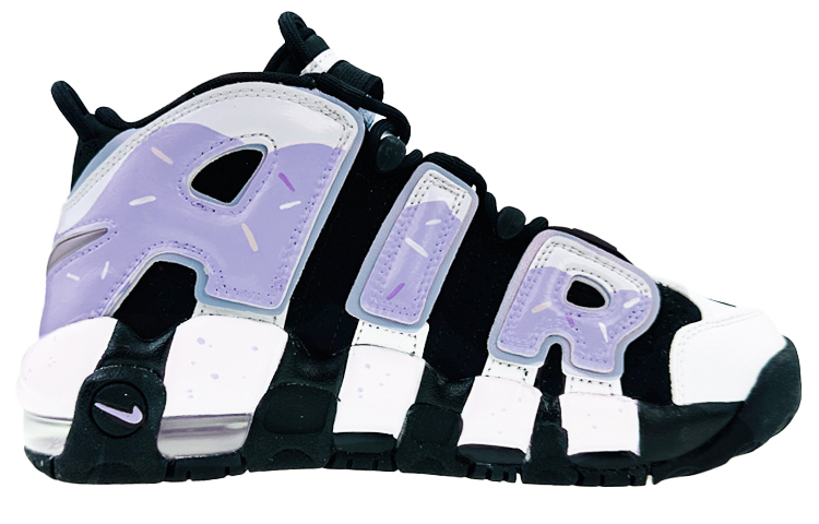 Nike Air More Uptempo Mid top Vintage Basketball Shoes GS Macaron Purple