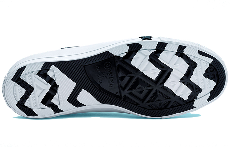 Женские кеды Converse Chuck Taylor All Star Mission-V (черно-белые) — Чёрный / белый — фото 5